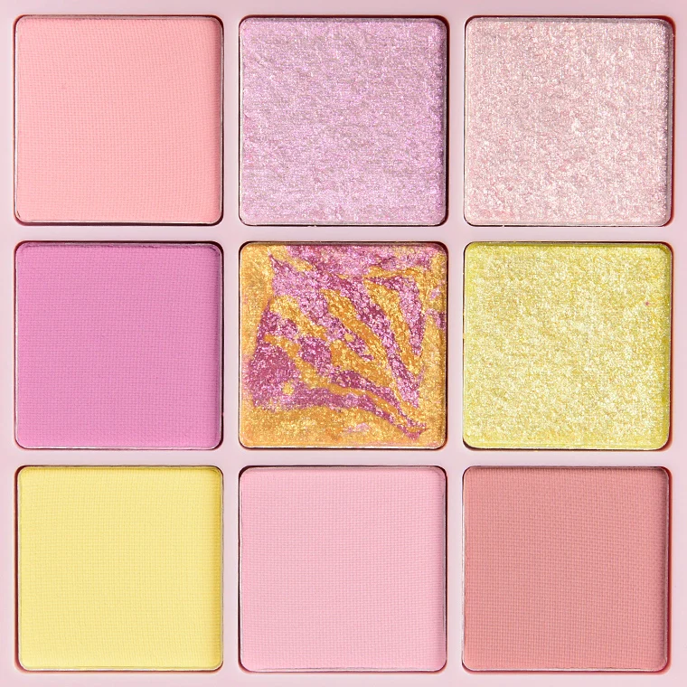 Huda Beauty Pastel Obsessions Eyeshadow Palette & Brush Set - Rose - Image 3